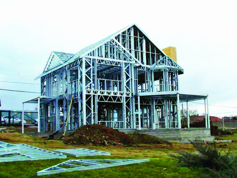 ЛСТК каркас дома