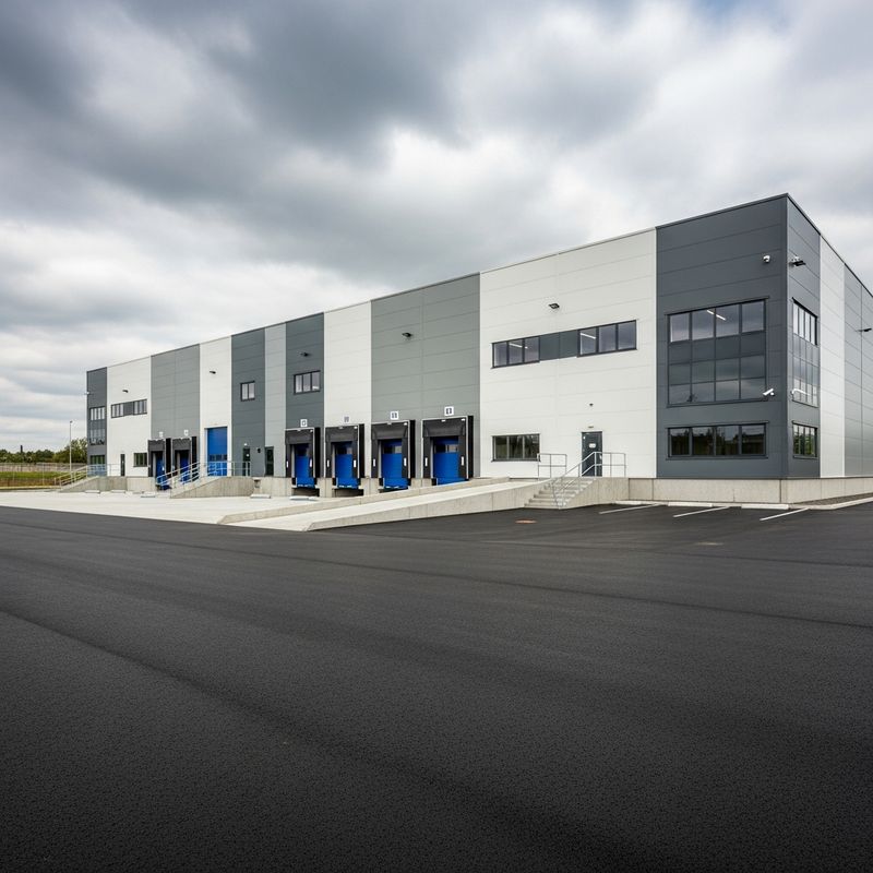 Completed insulated straight-walled warehouse — ReadyCon Engineering