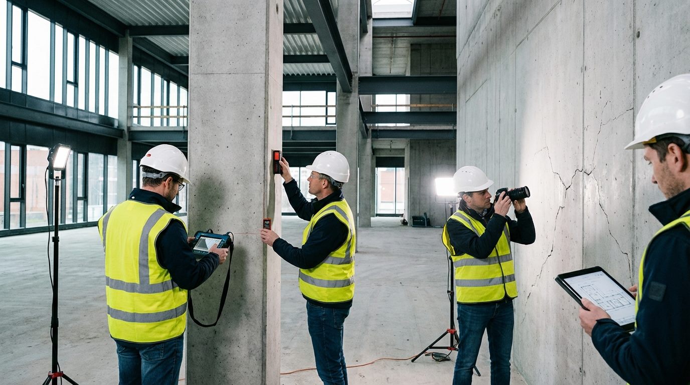 Technical survey of a commercial building before reconstruction — ReadyCon Engineering