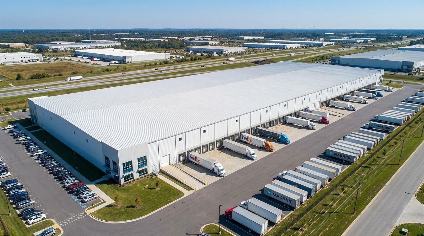 Class A warehouse with ramps and loading docks — ReadyCon Engineering